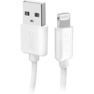 SBS Valkoinen Kaapeli - 1,5 m USB-Light SBS Valkoinen Kaapeli - 1,5 m USB-Light
