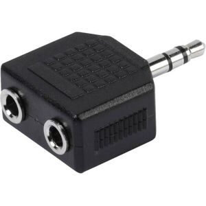 Vivanco Adaptateur Audio JACK 3.5 M-2xF - Noir - Adaptateur audio Vivanco Adaptateur Audio JACK 3.5 M-2xF - Noir - Adaptateur audio