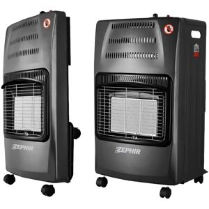 Stufa a Gas Zephir ZGS42100 - Pieghevole Salva Spazio Nera Stufa a Gas Zephir ZGS42100 - Pieghevole Salva Spazio Nera