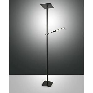 Lampada da terra LED Ideal Fabas Luce - Vetro nero - Lampada da terra Lampada da terra LED Ideal Fabas Luce - Vetro nero - Lampada da terra