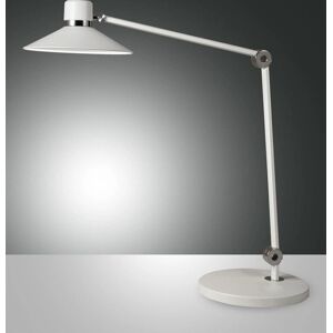 Fabas Luce Panarea Lampada da scrivania LED in vetro bianco - Lampada da scrivania Fabas Luce Panarea Lampada da scrivania LED in vetro bianco - Lampada da scrivania