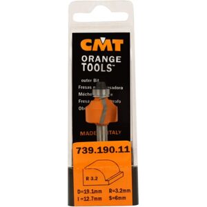 CMT 939.160.11 Endefræser - Kegle radius 8mm CMT 939.160.11 Endefræser - Kegle radius 8mm