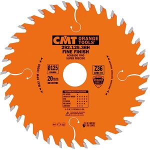 CMT ORANGE TOOLS 292.125.36H Sierra Circular - Corte de Precisión CMT ORANGE TOOLS 292.125.36H Sierra Circular - Corte de Precisión
