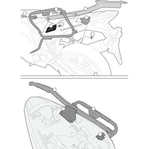 Givi Honda CB 500 X Monokey oldalkoffer tartó - Fekete Givi Honda CB 500 X Monokey oldalkoffer tartó - Fekete