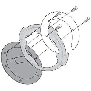 Givi Tanklock System for Yamaha MT-09 Tracer - Svart Givi Tanklock System for Yamaha MT-09 Tracer - Svart