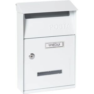 Buzón de acero blanco Arregui D-2006/W - Tamaño pequeño Buzón de acero blanco Arregui D-2006/W - Tamaño pequeño