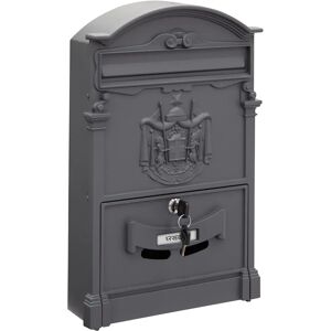 Arregui Buzón de aluminio vintage Modelo D-2151/GA - Estilo clásico, tamaño M Arregui Buzón de aluminio vintage Modelo D-2151/GA - Estilo clásico, tamaño M