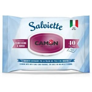 Lingettes Camon - Désinfecter & Rafraîchir pour Chiens & Chats - 40 pcs Lingettes Camon - Désinfecter & Rafraîchir pour Chiens & Chats - 40 pcs