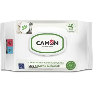 Salviette Camon Spa per Cani e Gatti - Neem & Lavanda - 40 pezzi Salviette Camon Spa per Cani e Gatti - Neem & Lavanda - 40 pezzi