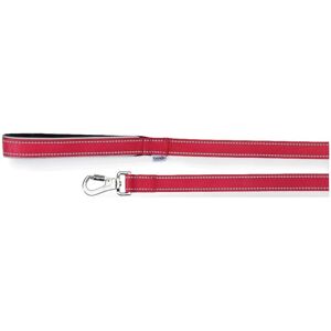 Guinzaglio per cani Camon Spa - Maniglia in neoprene riflettente - Rosso Guinzaglio per cani Camon Spa - Maniglia in neoprene riflettente - Rosso