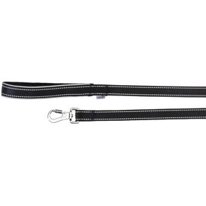 Guinzaglio per cani Camon Spa - Maniglia in neoprene riflettente - Nero 2,5x120cm Guinzaglio per cani Camon Spa - Maniglia in neoprene riflettente - Nero 2,5x120cm