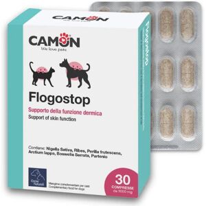 Camon Flogostop - Hudstöd kosttillskott för hundar & katter - 30 Tabletter Camon Flogostop - Hudstöd kosttillskott för hundar & katter - 30 Tabletter