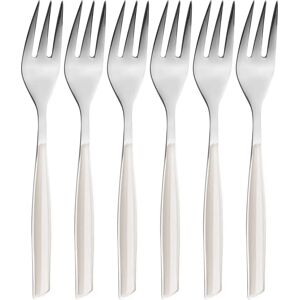CASA BUGATTI Glamour 6-tlg Elfenbein Dessertgabel - Besteckset CASA BUGATTI Glamour 6-tlg Elfenbein Dessertgabel - Besteckset