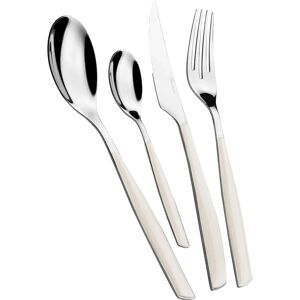 Bugatti Glamour Set di Posate in Acciaio Inox 4 Pezzi - Avorio Bugatti Glamour Set di Posate in Acciaio Inox 4 Pezzi - Avorio