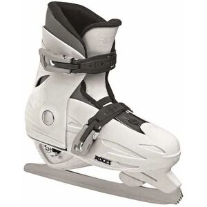 Roces White Black Kids Ice Skates - MCK II F - Adjustable Size - Ice Skates Roces White Black Kids Ice Skates - MCK II F - Adjustable Size - Ice Skates