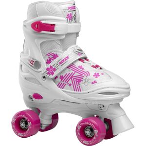 Roces Quaddy 3.0 Kids Adjustable White-Pink Roller Skates Roces Quaddy 3.0 Kids Adjustable White-Pink Roller Skates