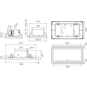 Elica Cloud Seven - Stainless Steel - Ceiling Hood Elica Cloud Seven - Stainless Steel - Ceiling Hood