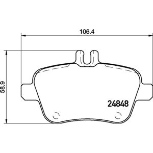BREMBO P 50 135 - Jarrupaloja BREMBO P 50 135 - Jarrupaloja