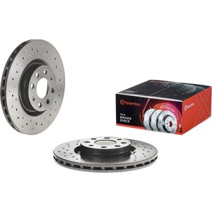 BREMBO Jarrulevy - Reikäristetyt ja ilmastoitu 284mm - Jarrut BREMBO Jarrulevy - Reikäristetyt ja ilmastoitu 284mm - Jarrut