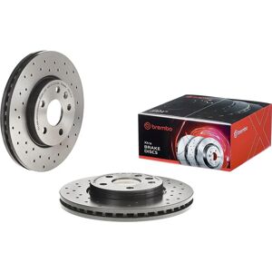 BREMBO 09.B355.1X Remschijf - Gaatjes en geventileerd BREMBO 09.B355.1X Remschijf - Gaatjes en geventileerd