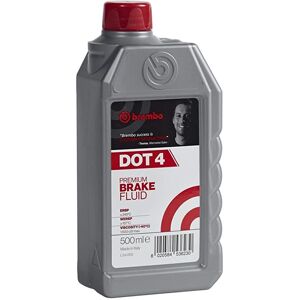 Brembo L04005 Liquide de frein - DOT 4 0,5L Premium - Publicité Brembo L04005 Liquide de frein - DOT 4 0,5L Premium - Publicité