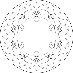 Disque de frein Serie Oro BREMBO - Flottant - Moto Disque de frein Serie Oro BREMBO - Flottant - Moto