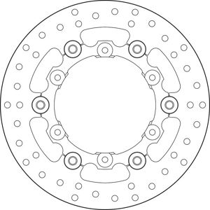 Disque de frein Serie Oro BREMBO - Flottant Disque de frein Serie Oro BREMBO - Flottant