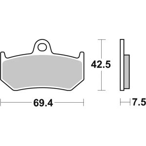 Brembo S.p.A. Pastiglie Freno - 07GR35SP - Metallo Fuso per Strada Brembo S.p.A. Pastiglie Freno - 07GR35SP - Metallo Fuso per Strada