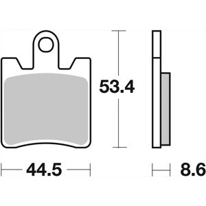 BREMBO 07YA09SA Jarrupalat - Yhteensopiva OEM:n kanssa BREMBO 07YA09SA Jarrupalat - Yhteensopiva OEM:n kanssa