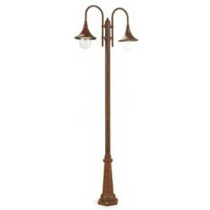 Lampada da giardino ruggine Sovil - 2 luci alluminio IP43 Lampada da giardino ruggine Sovil - 2 luci alluminio IP43