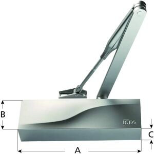 Cerradura de Puerta Iseo City - Fuerza ajustable 2-4 - Plata - Tipo de Puerta Cerradura de Puerta Iseo City - Fuerza ajustable 2-4 - Plata - Tipo de Puerta