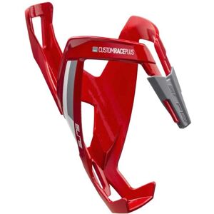 Elite Custom Race Plus Bottle Cage - Red/White Elite Custom Race Plus Bottle Cage - Red/White
