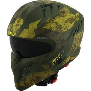 Casque Moto Urban Squad Camouflage Vert - Sécurité & Ventilation - Publicité Casque Moto Urban Squad Camouflage Vert - Sécurité & Ventilation - Publicité