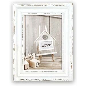 Cornice Fotografica in Legno Vintage Bianco Rivoli - 13x18 cm Cornice Fotografica in Legno Vintage Bianco Rivoli - 13x18 cm