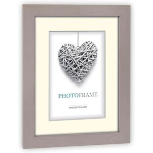Zep - Houten Fotolijst Taupe 9x13/13x18 cm - Elegant, Europese Kwaliteit Zep - Houten Fotolijst Taupe 9x13/13x18 cm - Elegant, Europese Kwaliteit