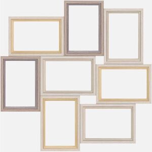 Zep Wit-grijze 8Q Collage Lijst - Fotolijst Zep Wit-grijze 8Q Collage Lijst - Fotolijst