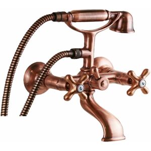 Paffoni Iris IRV023RM Mezclador de bañera en cobre - Estilo retro Paffoni Iris IRV023RM Mezclador de bañera en cobre - Estilo retro