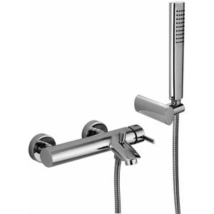 Paffoni Badezimmermischer mit Duschset - Chrom - Modell BR023CR Paffoni Badezimmermischer mit Duschset - Chrom - Modell BR023CR