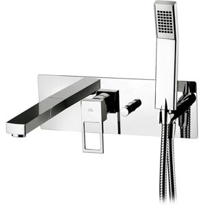 Paffoni naścienna bateria do wanny z zestawem prysznicowym - Chrom Effe EF001CR Paffoni naścienna bateria do wanny z zestawem prysznicowym - Chrom Effe EF001CR