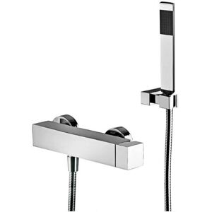 Paffoni - Miscelatore esterno EL168DCR - Cromato, Design cubico moderno Paffoni - Miscelatore esterno EL168DCR - Cromato, Design cubico moderno