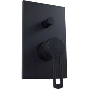 Paffoni Ringo - 2 Desviadores - Acero Inoxidable - Negro - Mezclador de Ducha Paffoni Ringo - 2 Desviadores - Acero Inoxidable - Negro - Mezclador de Ducha