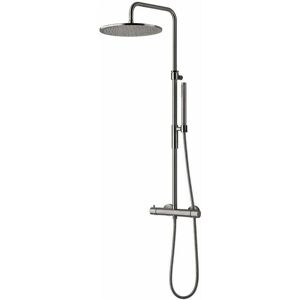 Paffoni - Columna de ducha con mezclador termostático - Ducha lluvia Ø300mm Paffoni - Columna de ducha con mezclador termostático - Ducha lluvia Ø300mm