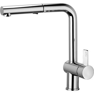 Paffoni Model RO285ST Robinet - Aspect metal, Duș retractabil, Alamă Paffoni Model RO285ST Robinet - Aspect metal, Duș retractabil, Alamă