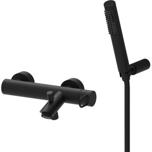 Paffoni - Außermischer für Badewanne mit Handbrause - Schwarz Matt Paffoni - Außermischer für Badewanne mit Handbrause - Schwarz Matt