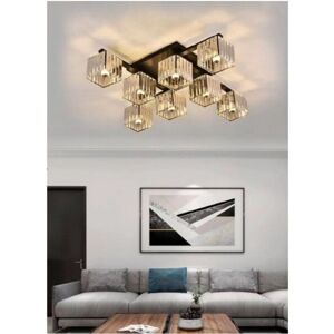 Trade Shop Traesio Lampadario Moderno - 8 Cubi di Cristallo Trade Shop Traesio Lampadario Moderno - 8 Cubi di Cristallo