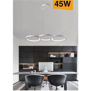 Lámpara colgante moderna Trade Shop 3 círculos 45W 3000K-6500K Blanco natural Lámpara colgante moderna Trade Shop 3 círculos 45W 3000K-6500K Blanco natural