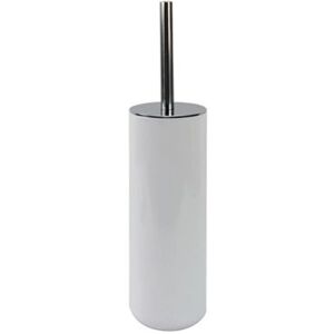 Trade Shop Portascopino Weiß Silber - WC Bürstenhalter - Badezimmer Zubehör Trade Shop Portascopino Weiß Silber - WC Bürstenhalter - Badezimmer Zubehör