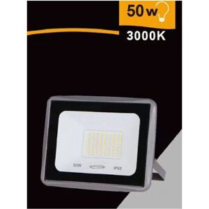 Trade Shop - 50W LED Fluter - Grau - IP65 - Verstellbarer Halter Trade Shop - 50W LED Fluter - Grau - IP65 - Verstellbarer Halter