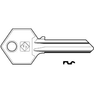 SILCA - ya31 - 6-pin - grande - Lock cylinder key SILCA - ya31 - 6-pin - grande - Lock cylinder key