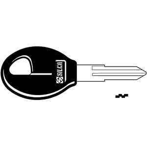 SILCA - nsn11bp - Acciaio nichelato - Nero - Key SILCA - nsn11bp - Acciaio nichelato - Nero - Key